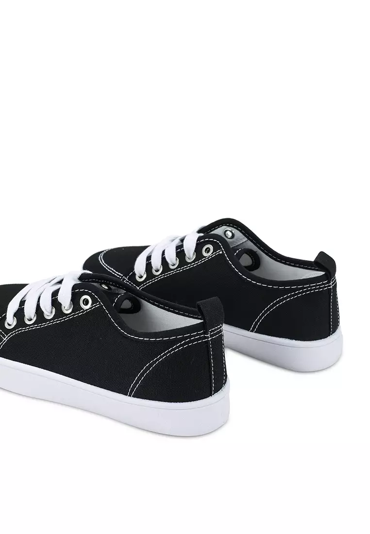 Saylor Lace Up Plimsolls