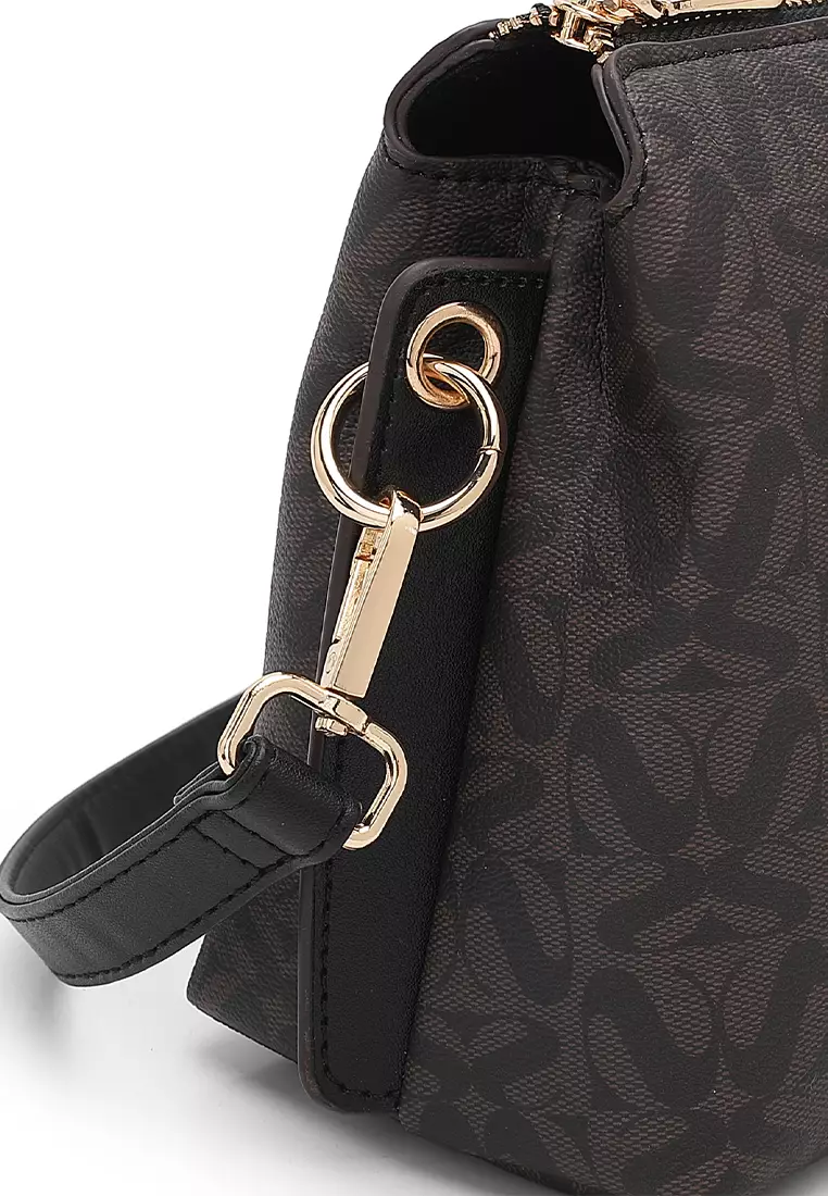 Women's Sling Bag / Crossbody Bag / Shoulder Bag (Tas Selempang Wanita / Tas Bahu Wanita) - Hitam