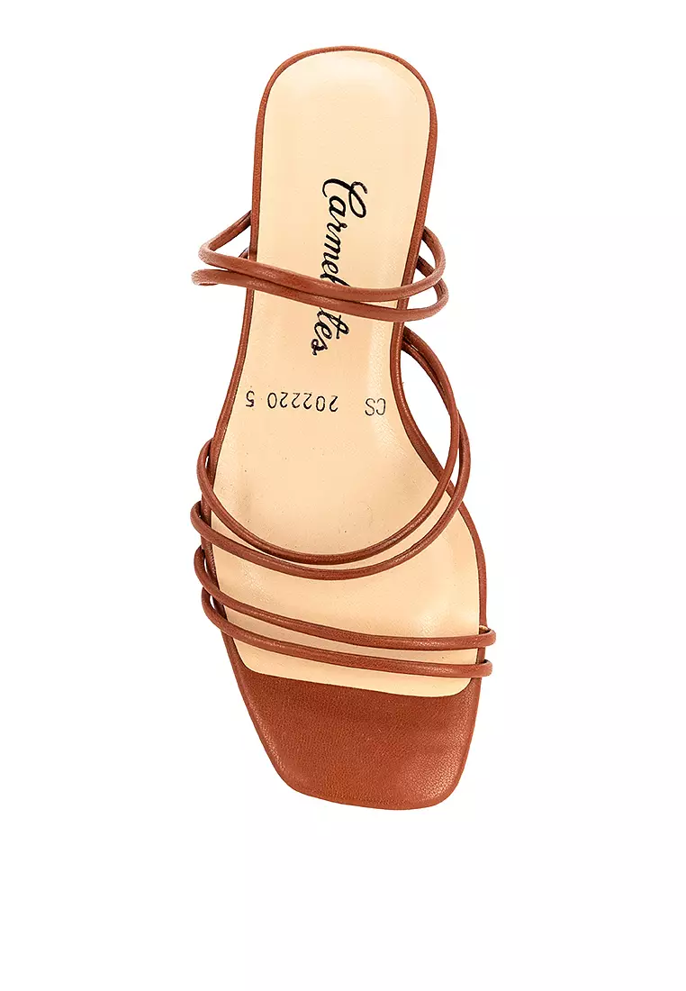 Strappy Kitten Heels