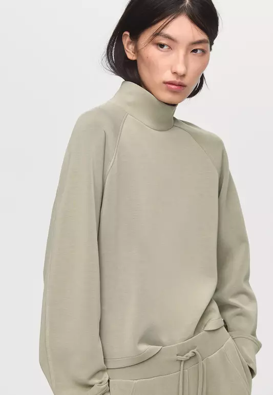 High Collar Sweatshirt