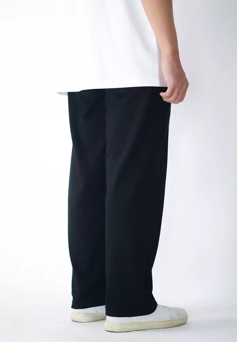 Ryusei Celana Baggy Pria Hayashi Ken Black