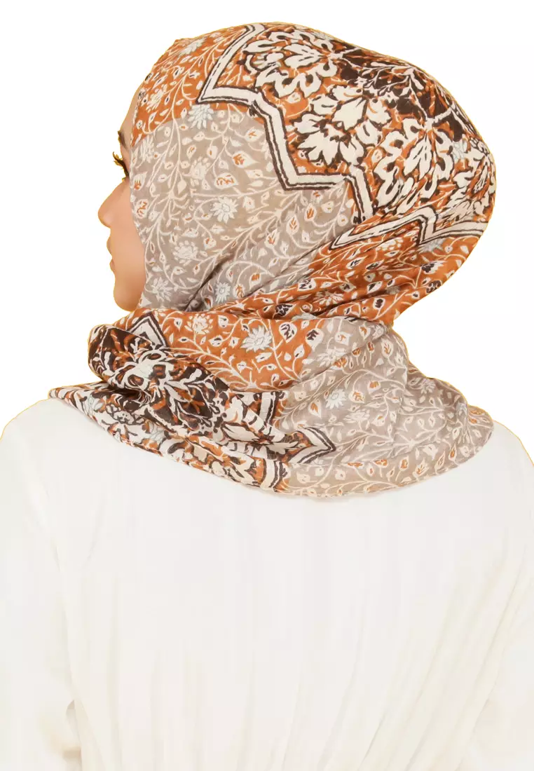 Mandala Viscose Pashmina Honey