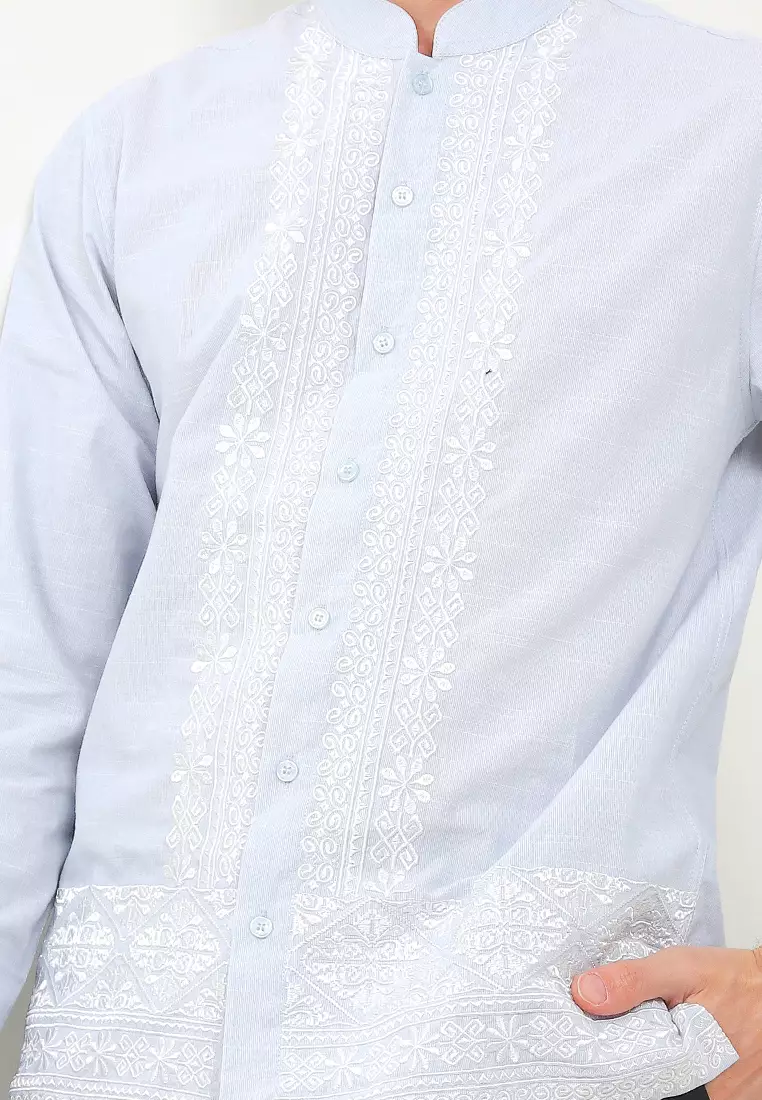 Horizon Blue Sky Long Sleeve Baju Koko