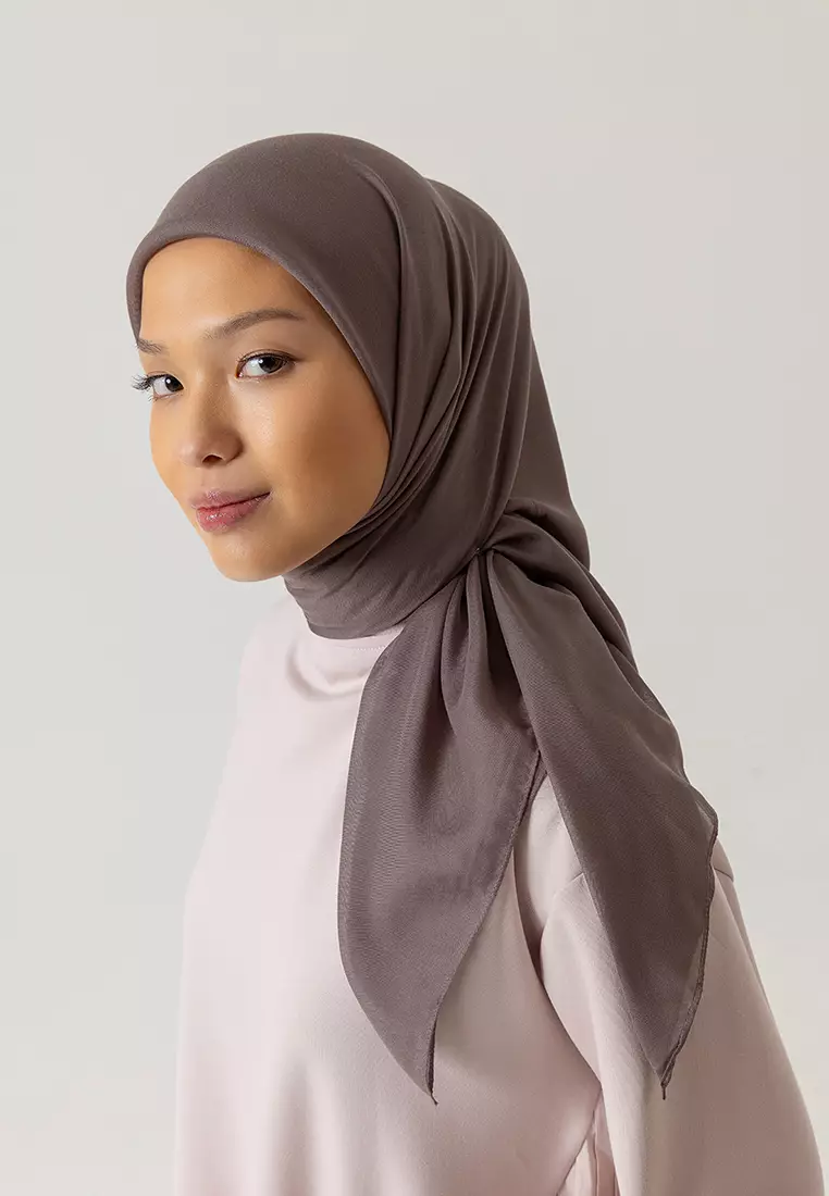 Ria Miranda Deep Taupe Rarina Scarf