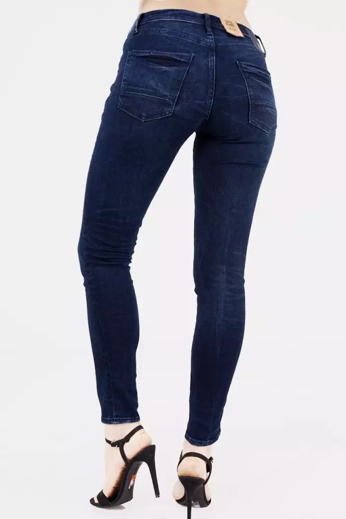 Jeans Skinny A1 Series Dark Blue Raw Handmade