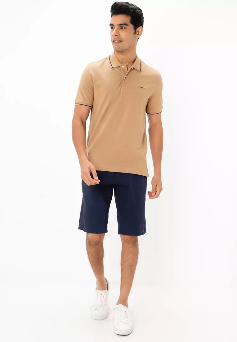 Tipped Piqué Polo Shirt