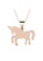 Her Jewellery The Unicorn Pendant (Rose Gold) - Made with Swarovski Crystals 0F318ACDE8B5AEGS_3