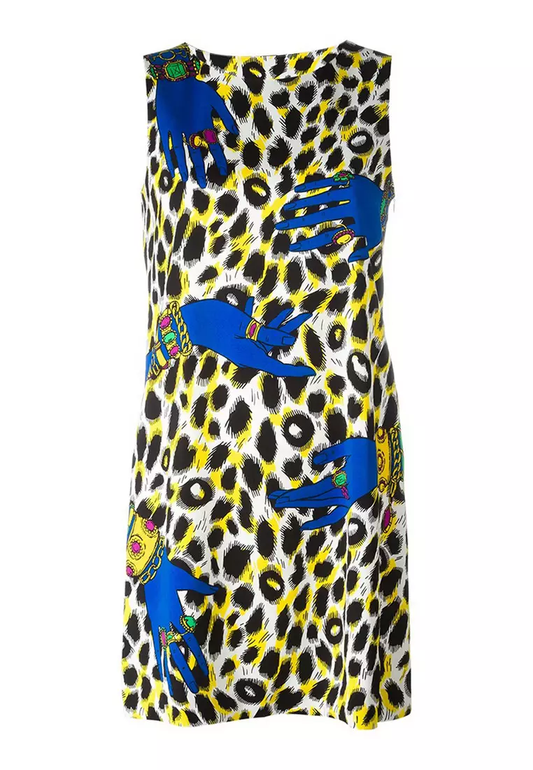 Moschino leopard print dress top