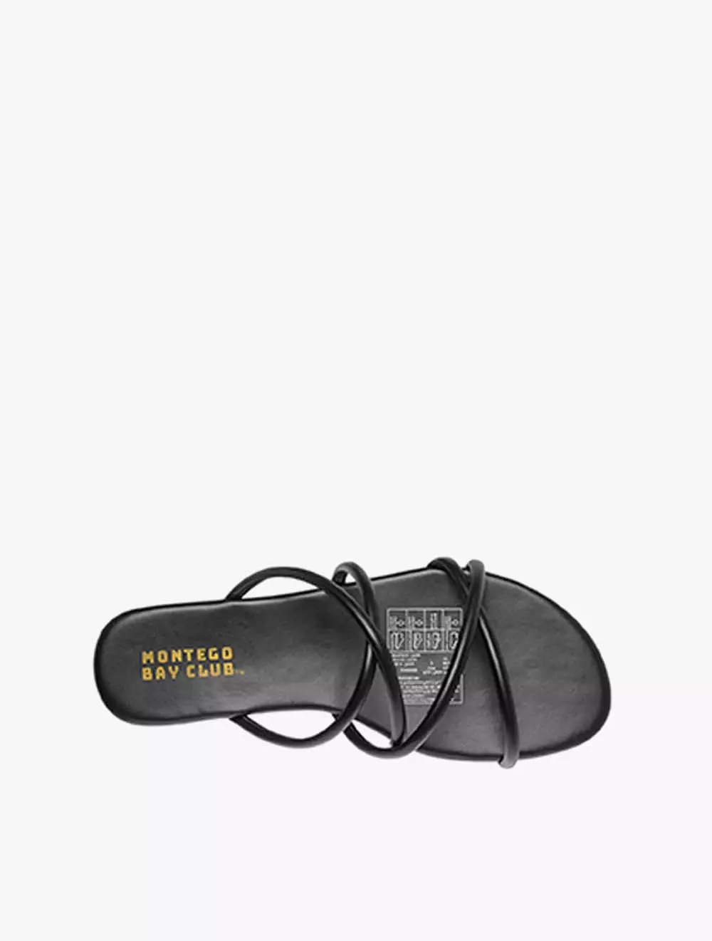 Payless Montego Bay Club Womens Chima Strappy Sandals - Black_05