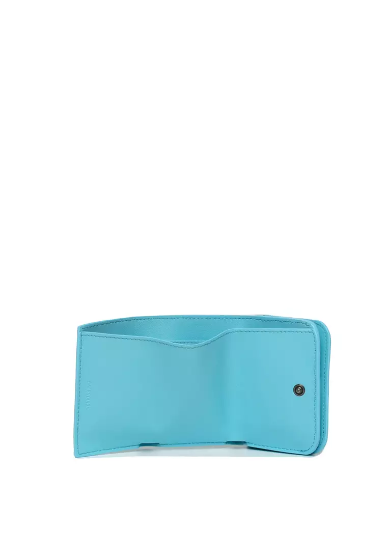 Balenciaga blue wallet on sale