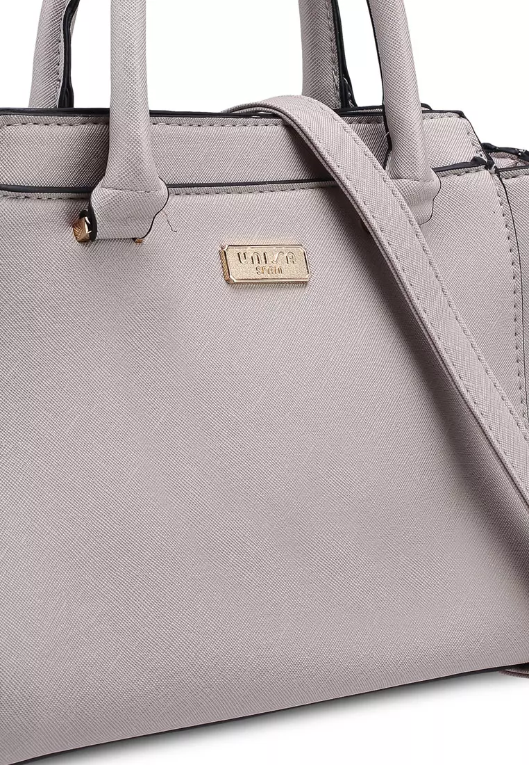 Saffiano Convertible Top Handle Bag