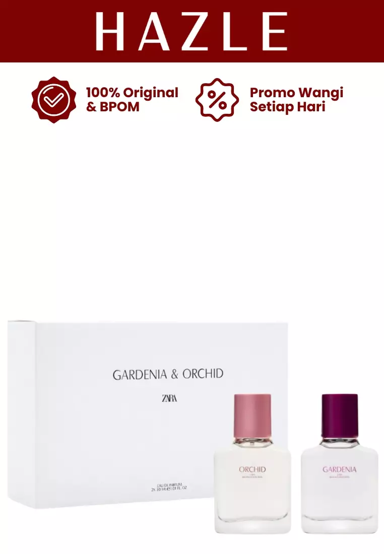 Zara Gardenia Woman EDP + Zara Orchid Woman EDP Set 30 ml