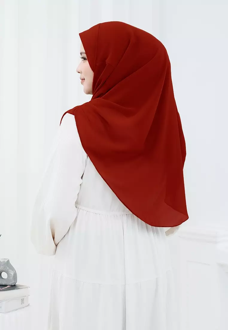 HIJAB INSTAN NASHWA - DEEP MAROON