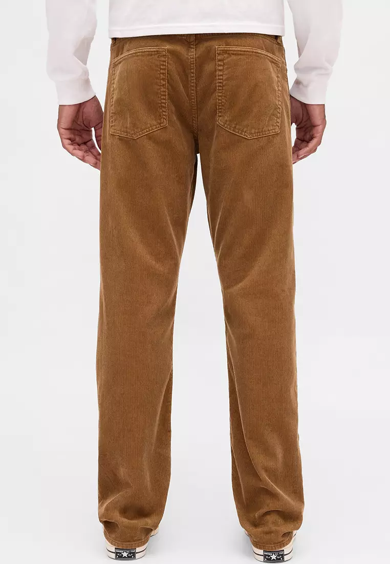 Corduroy Relaxed Straight Pants