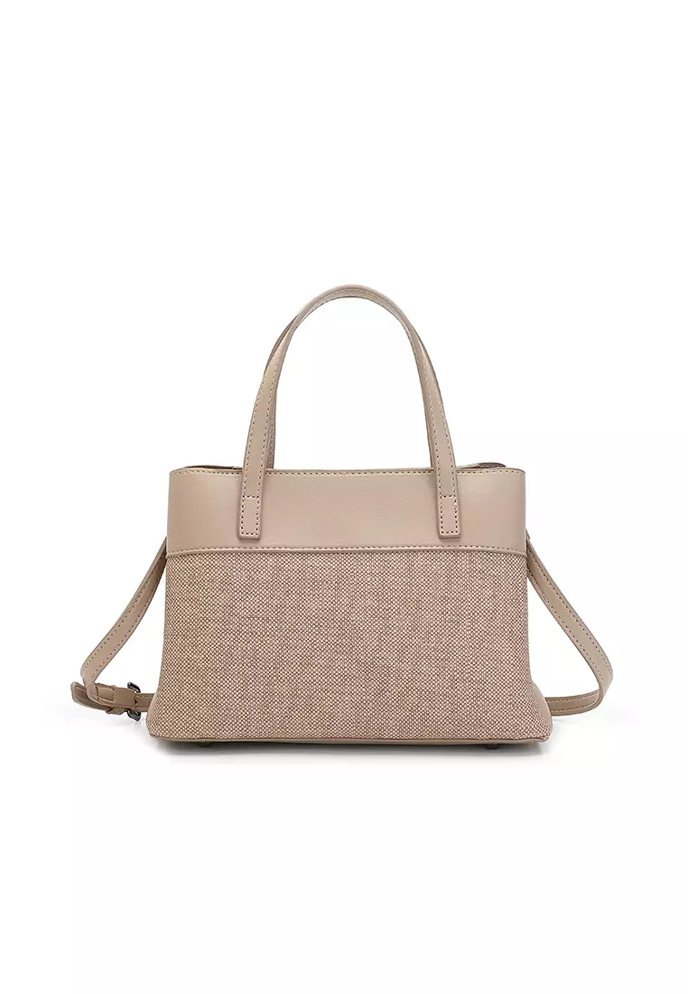 Women's Top Handle Bag / Sling Bag / Crossbody Bag / Shoulder Bag (Tas Tangan Wanita / Tas Selempang Wanita / Tas Bahu Wanita) - Cokelat