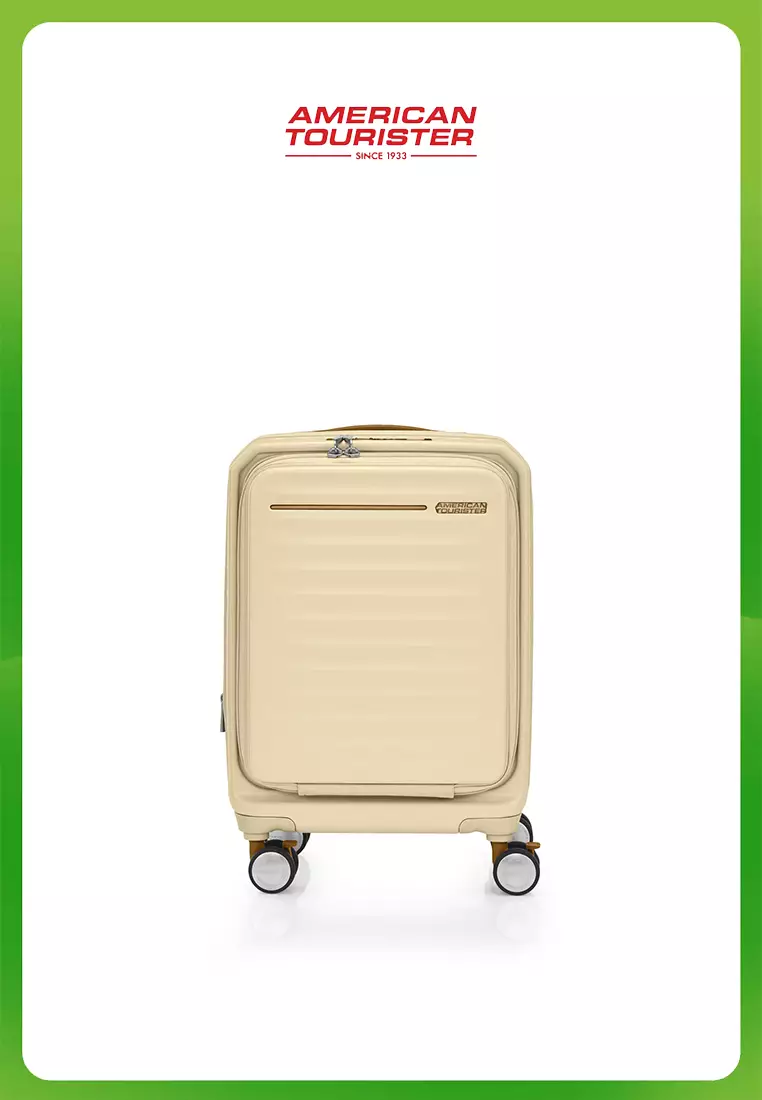 American Tourister Koper Hardcase Frontec Cabin 19 Inch Exp TSA OS - Soft Yellow