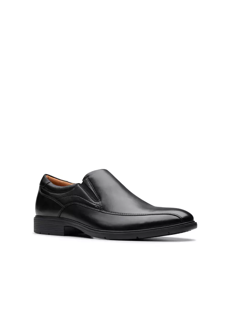 Buy Clarks Mens Eldredge Step Formal Shoes - Black Leather Online | ZALORA  Malaysia