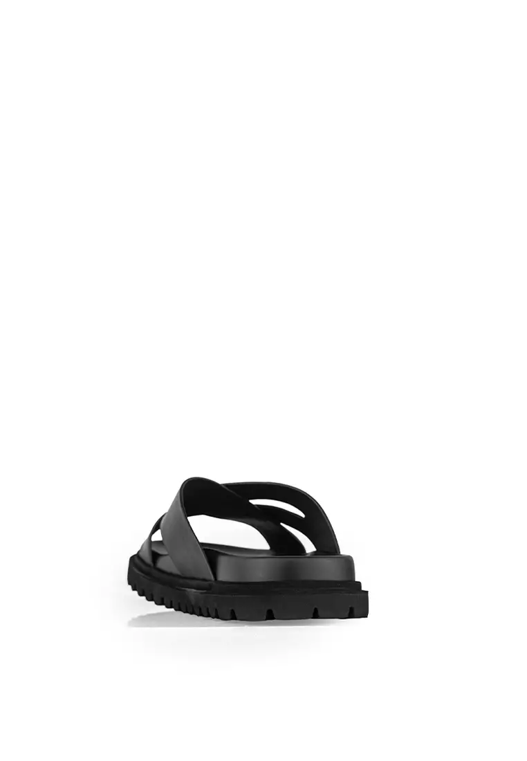 Sandal Kulit Pria Gino Mariani Jagger Black