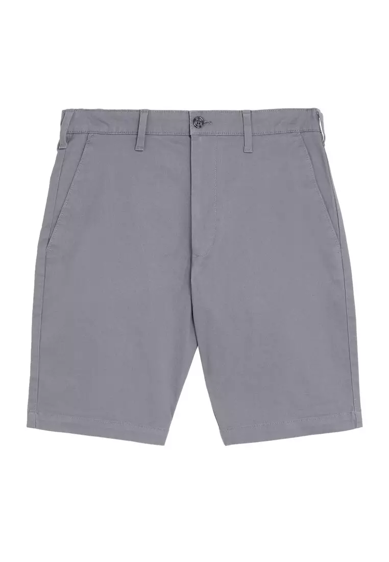 Buy MARKS & SPENCER M&S Collection Cotton Rich Stretch Chino Shorts ...