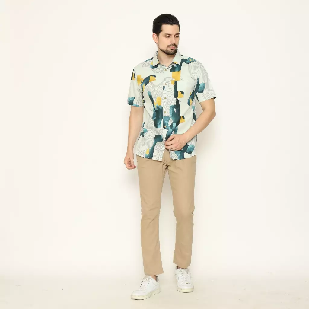 AMK Kemeja Pria Lengan Pendek SHP Eloah S/S Tosca