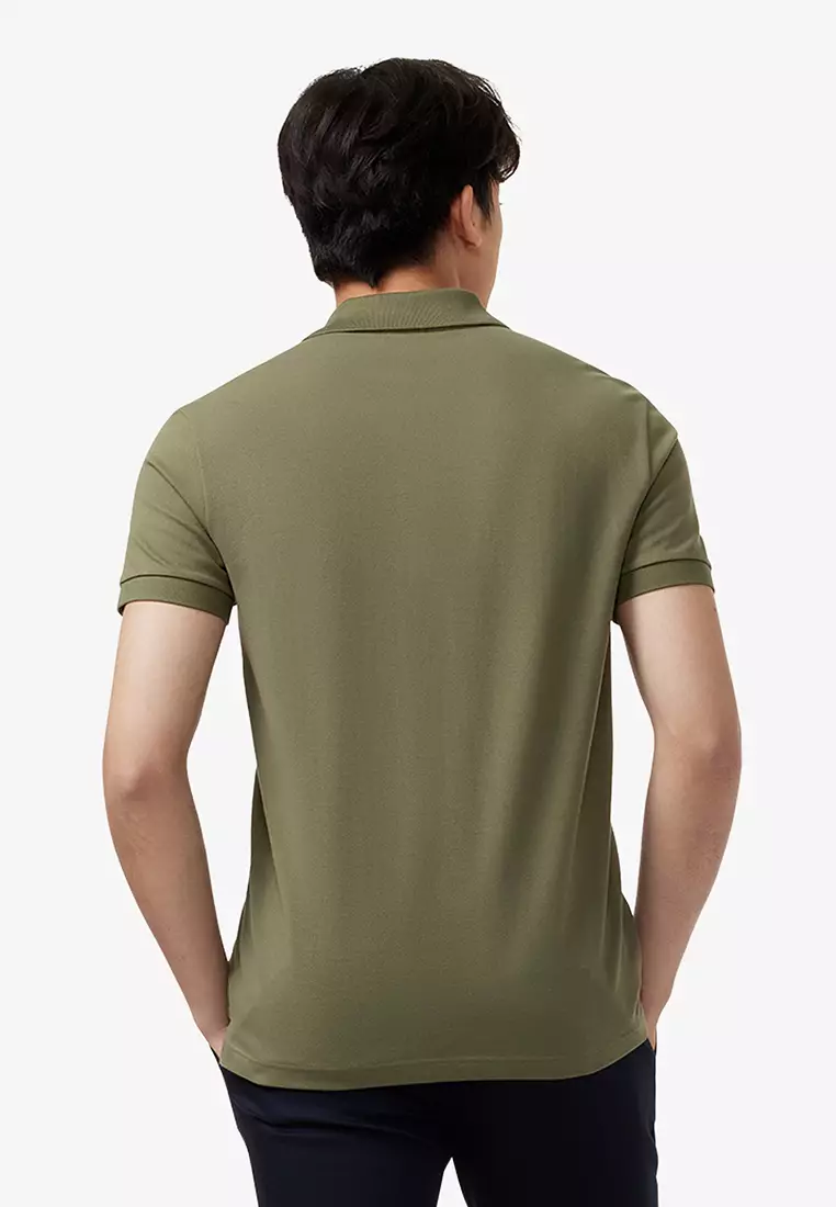Slim Fit Stretch Piqué Polo Shirt