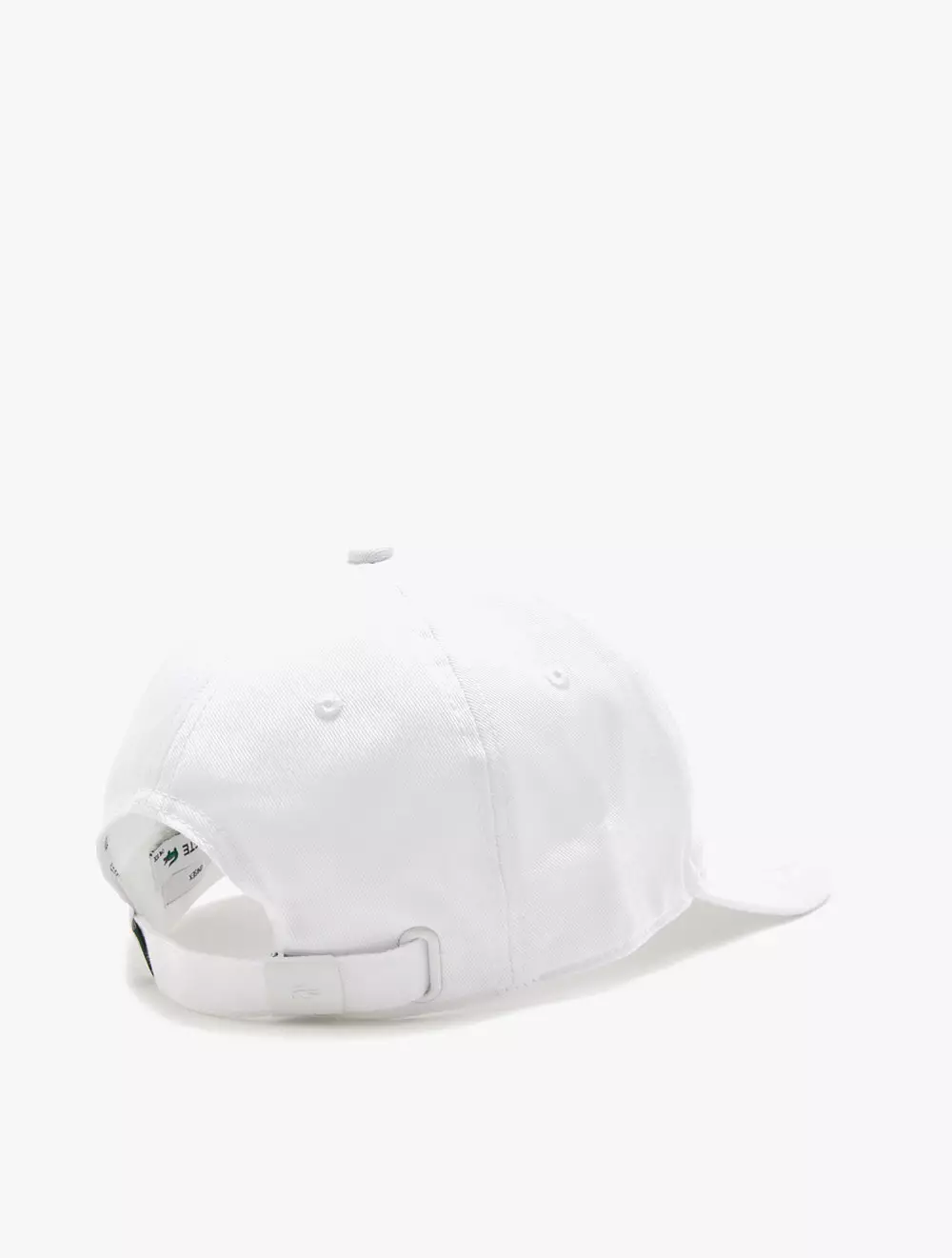 Unisex Lacoste Organic Cotton Twill Cap - White