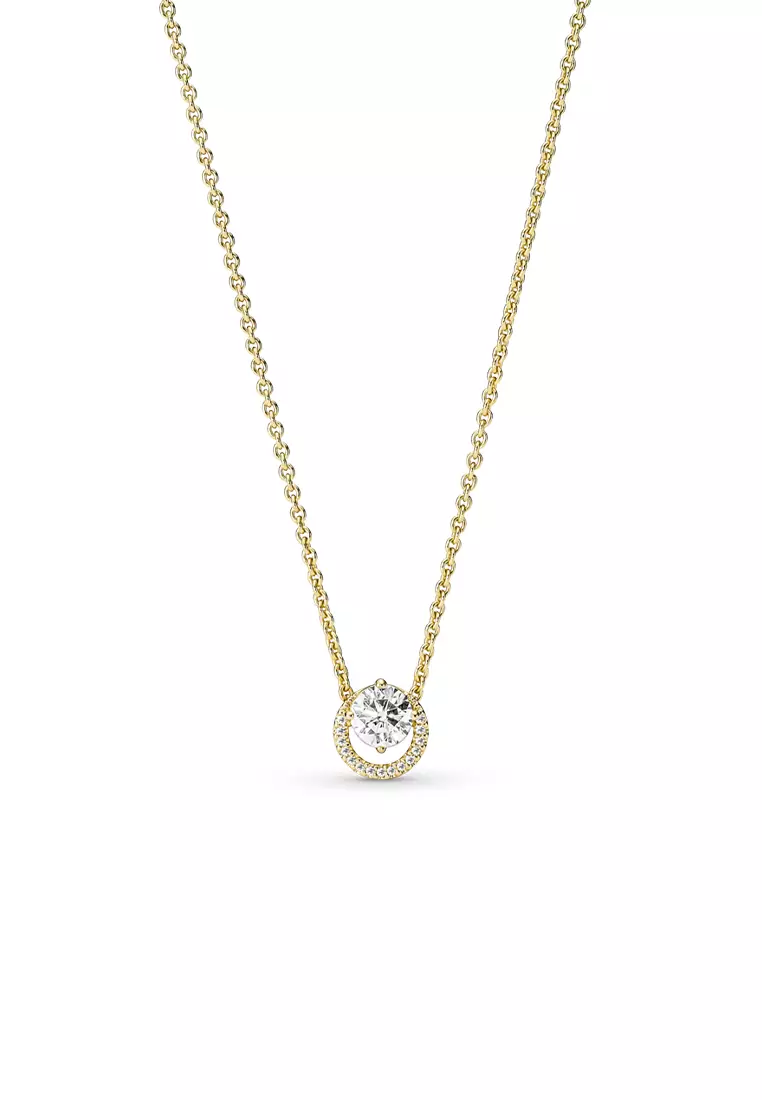 Pandora necklaces gold sale