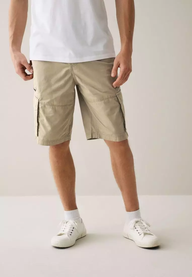 Buy NEXT Cotton Cargo Shorts With Adjustable Belt Online ZALORA Malaysia