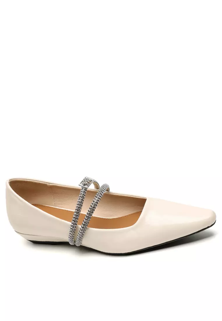 Discount on Twenty Eight Shoes  shoes - SKU: 2.5CM Double Rhinestone Strap Mary Jane Shoes WW127-10