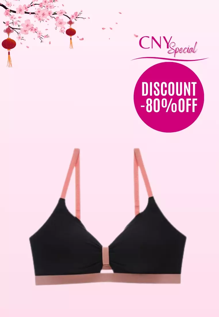 2 Pack Premium Candy Seamless Wireless Push Up Bra in Blue n Pink – Kiss &  Tell Malaysia