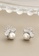ZITIQUE silver Women's Little Bee Pearl Earrings - Silver 287B7AC75B7BB2GS_3