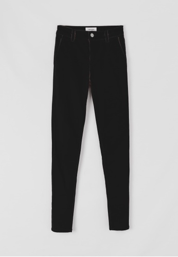 Terranova black Women's Trousers With Front Hip Pockets 6AB74AAB2EF6F2GS_1