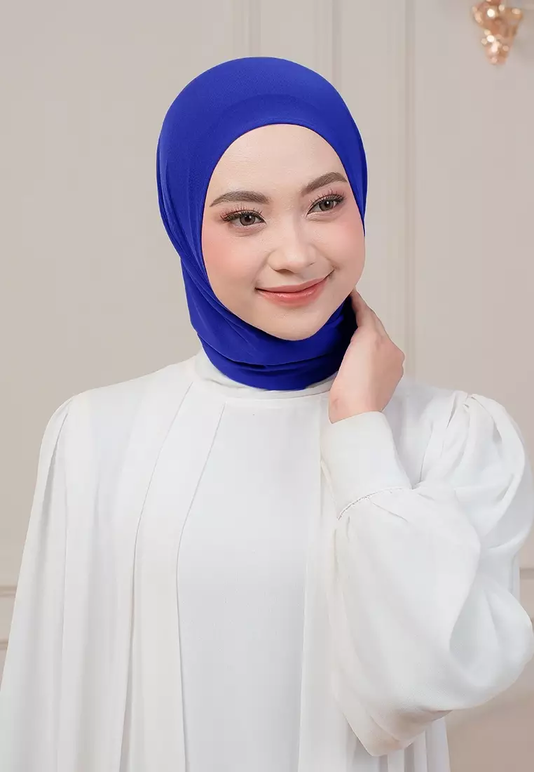 HIJAB INSTAN QIARA - ELECTRIC BLUE