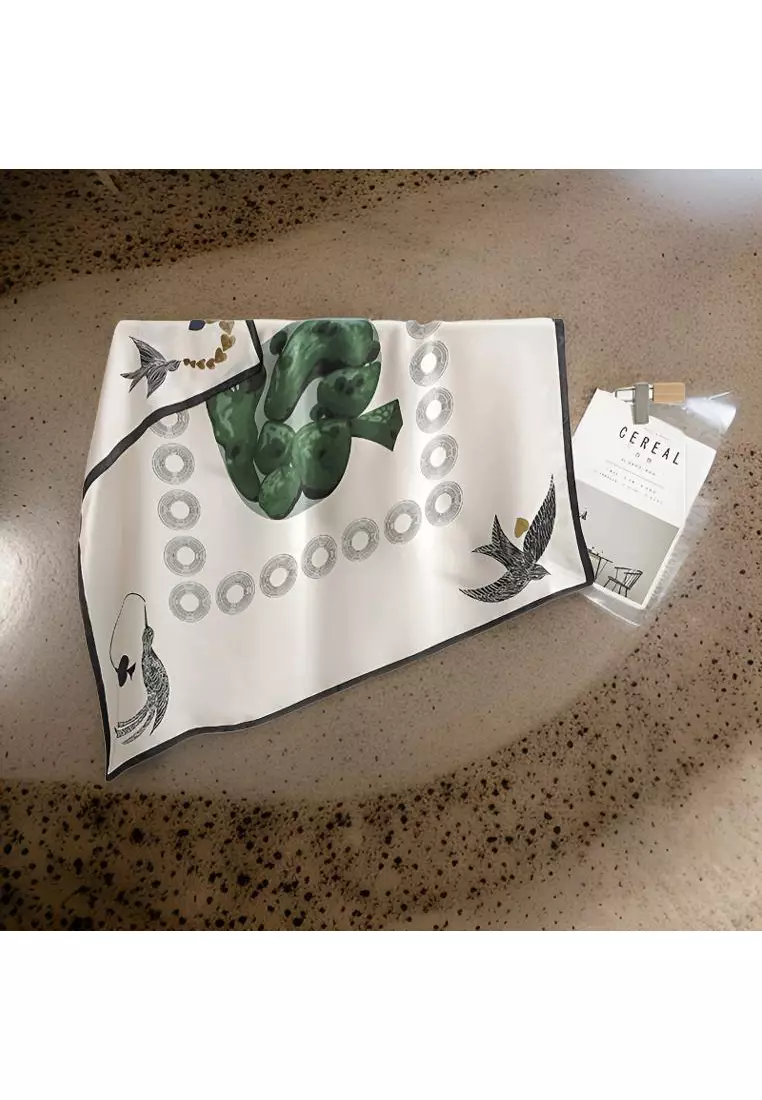 Luxury Silk Ladies' Large Scarf, Sun-Proof Crepe Satin, Premium Souvenir.