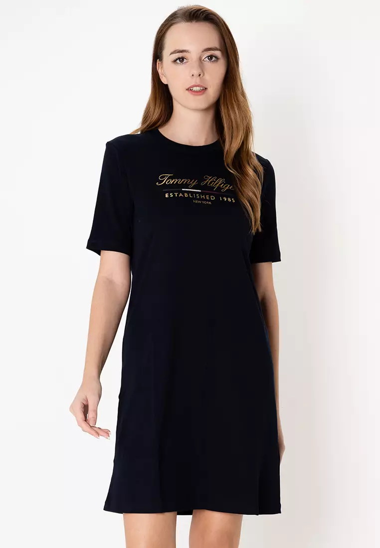 Logo t shirt dress online