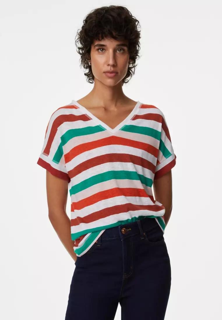 marks and spencer ladies t shirts and tops