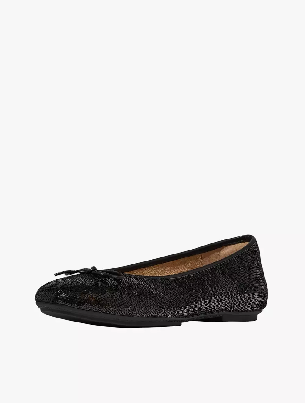 Fitflop Delicato Sequin Ballet Flats - Black