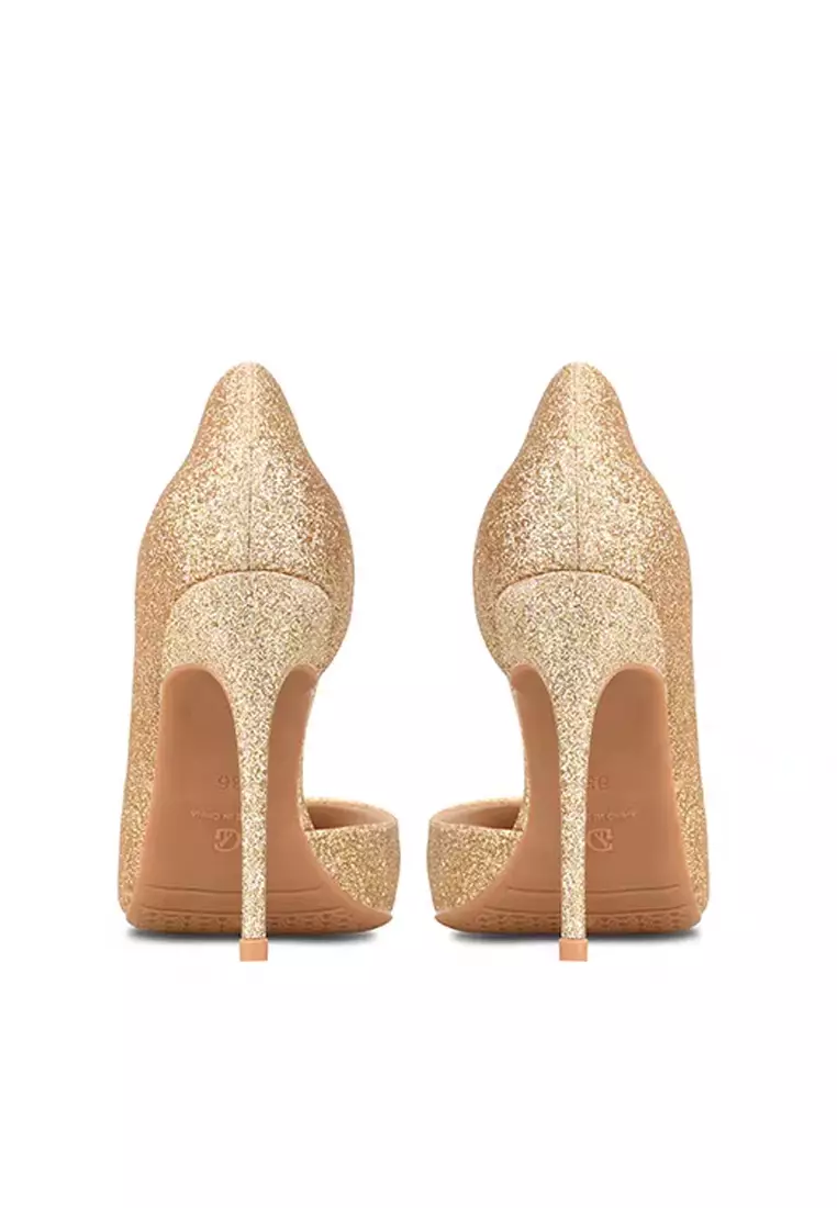 10CM Sequins Wedding High Heels D06-l