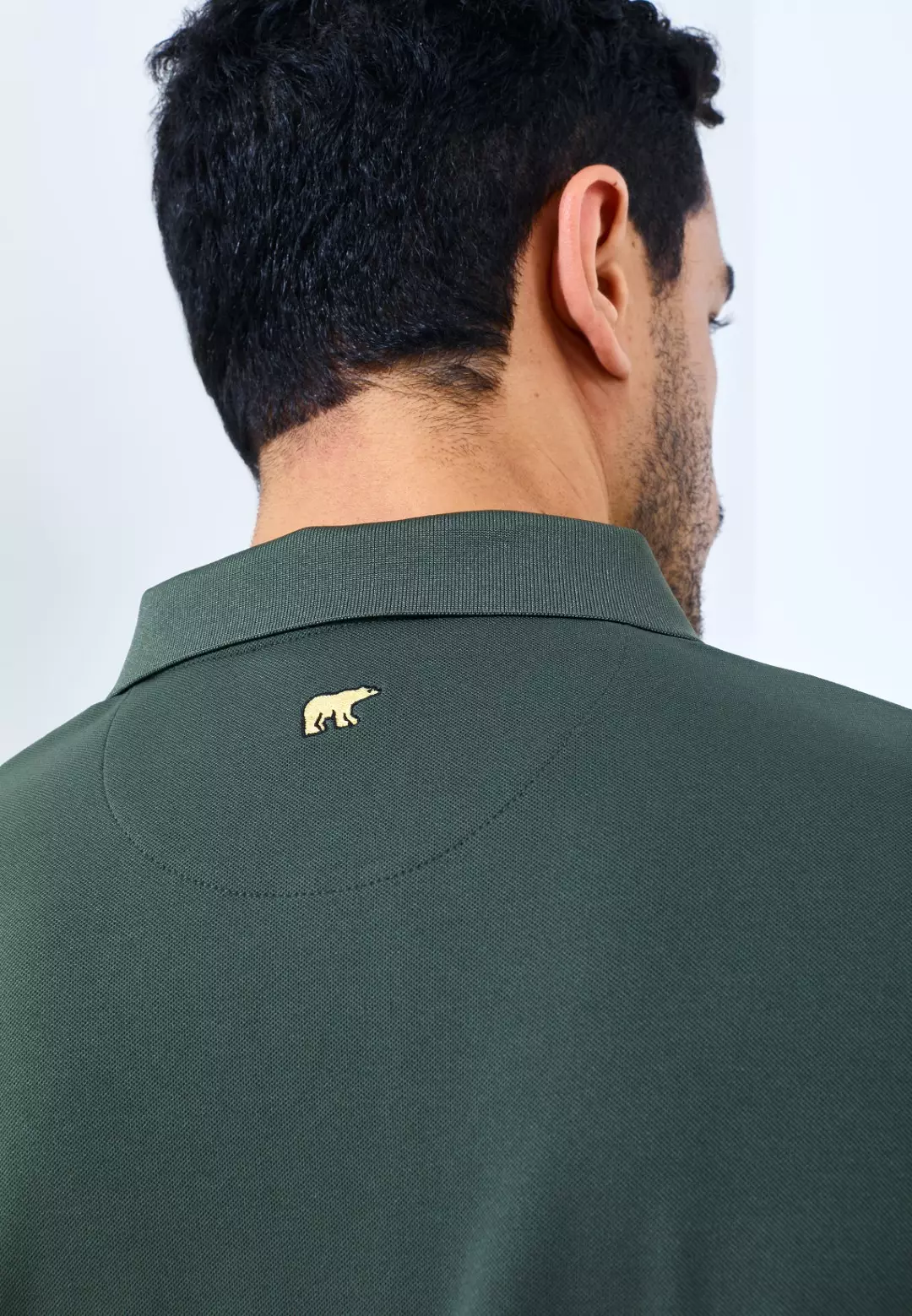 Jack Nicklaus Robertson Premium Solid Polo Virtual Olive