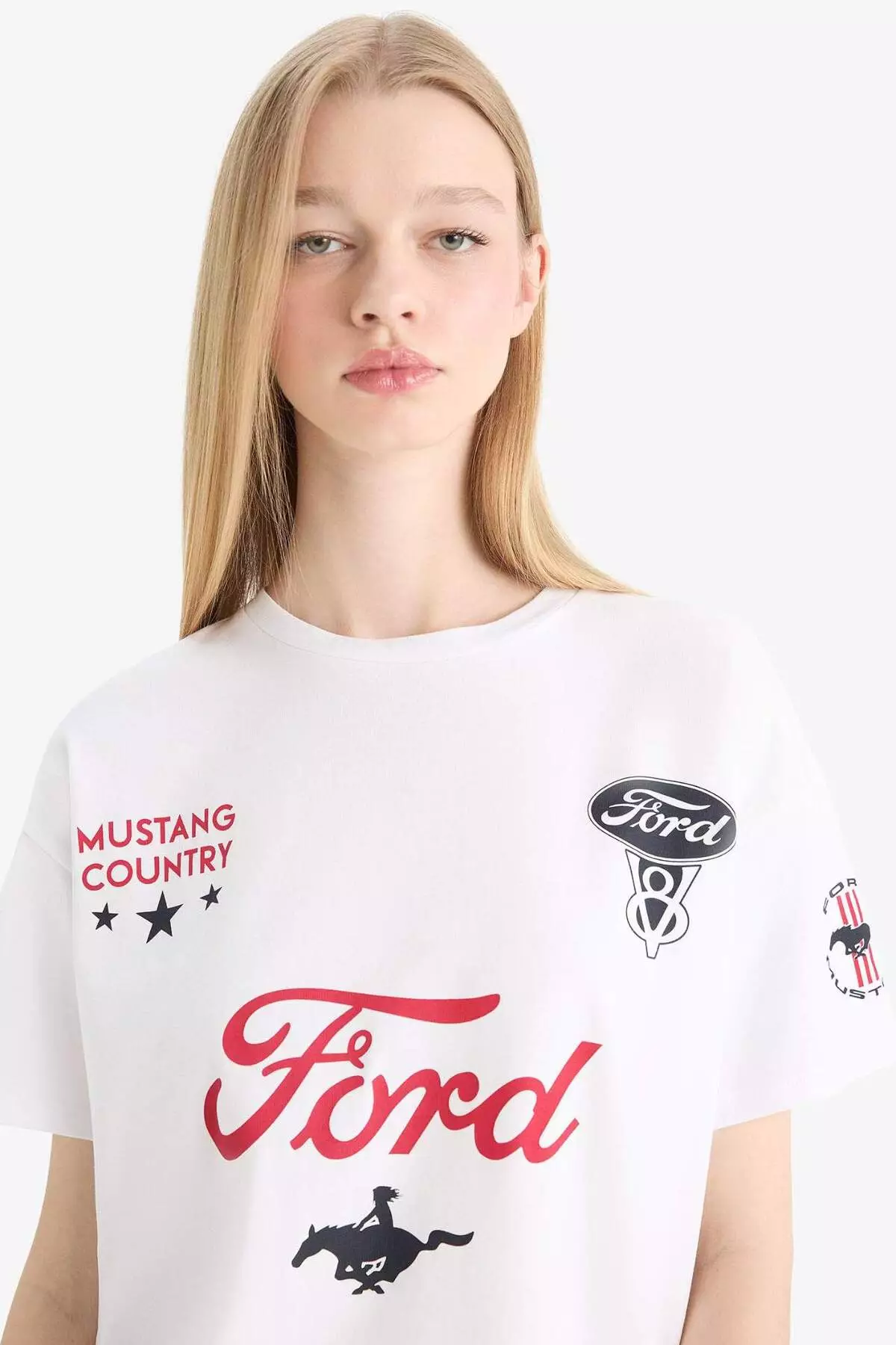 Ford Motor Company Oversize Tooling Back Printed T-Shirt F2399Ax25Sm