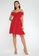 Ashley Collection red Strappy Cold Shoulder Dress 17EE6AA390125DGS_5