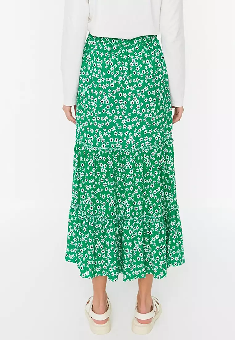 MODEST Viscose Printed Skirt