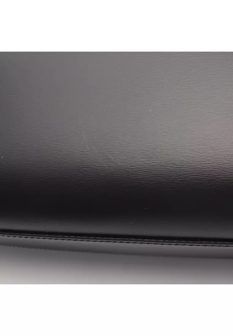 Pre-Loved Cartier panthère Shoulder bag tote bag leather black