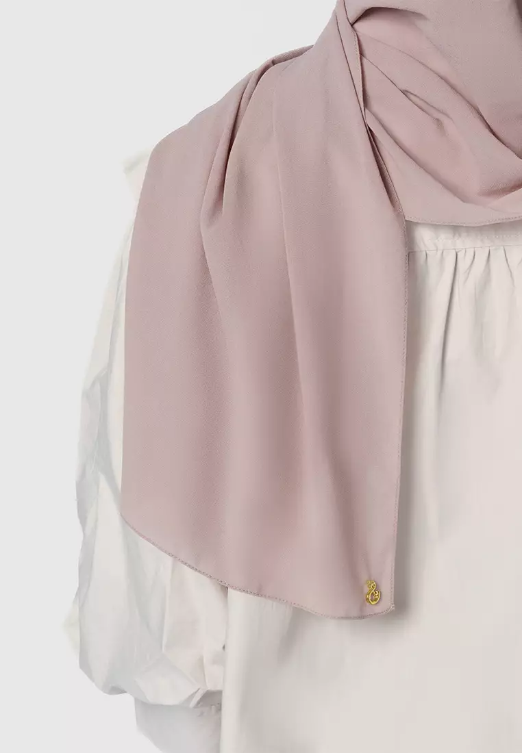 Jenna and Kaia - Ideline Pashmina 2.0 Sand - Pashmina Instan Premium