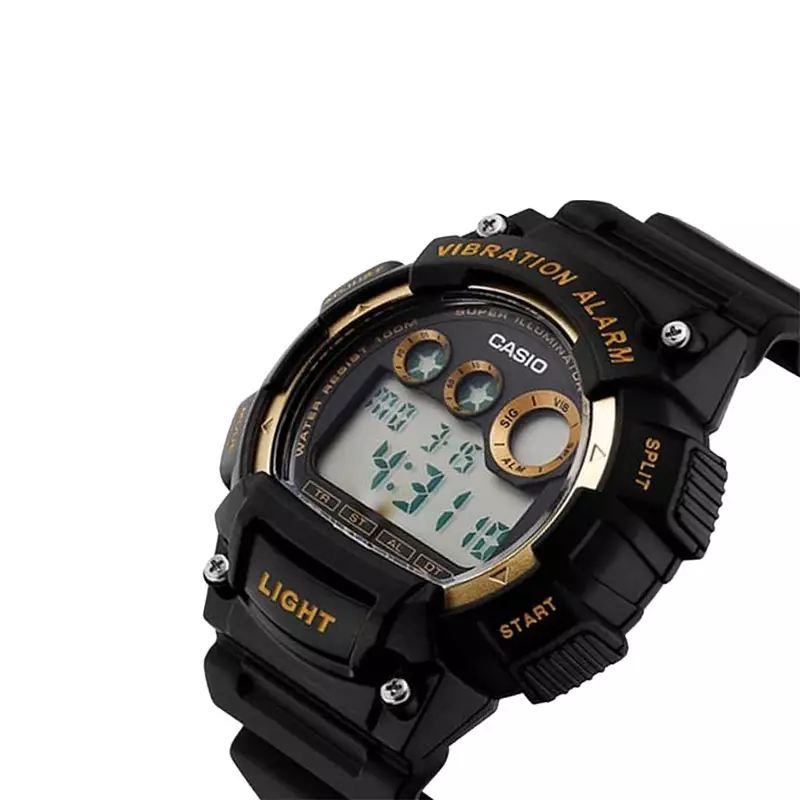 Jam Tangan Pria Casio Standard W-735H-1A2VDF - 10 Year Battery - Resin Band