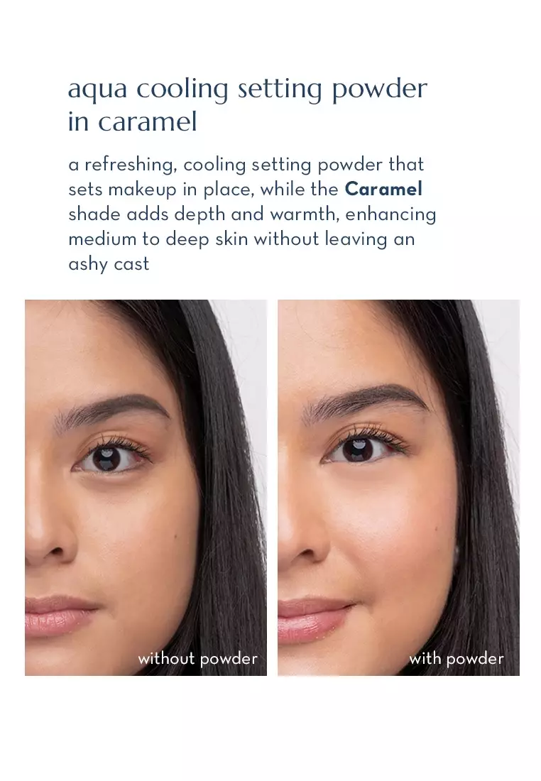 Dew Aqua Cooling Setting Powder in Caramel