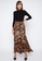 Summer Love yellow Mermaid Long Skirt with Batik Print and Adjustable Waistline 564D1AA40D5BF4GS_3