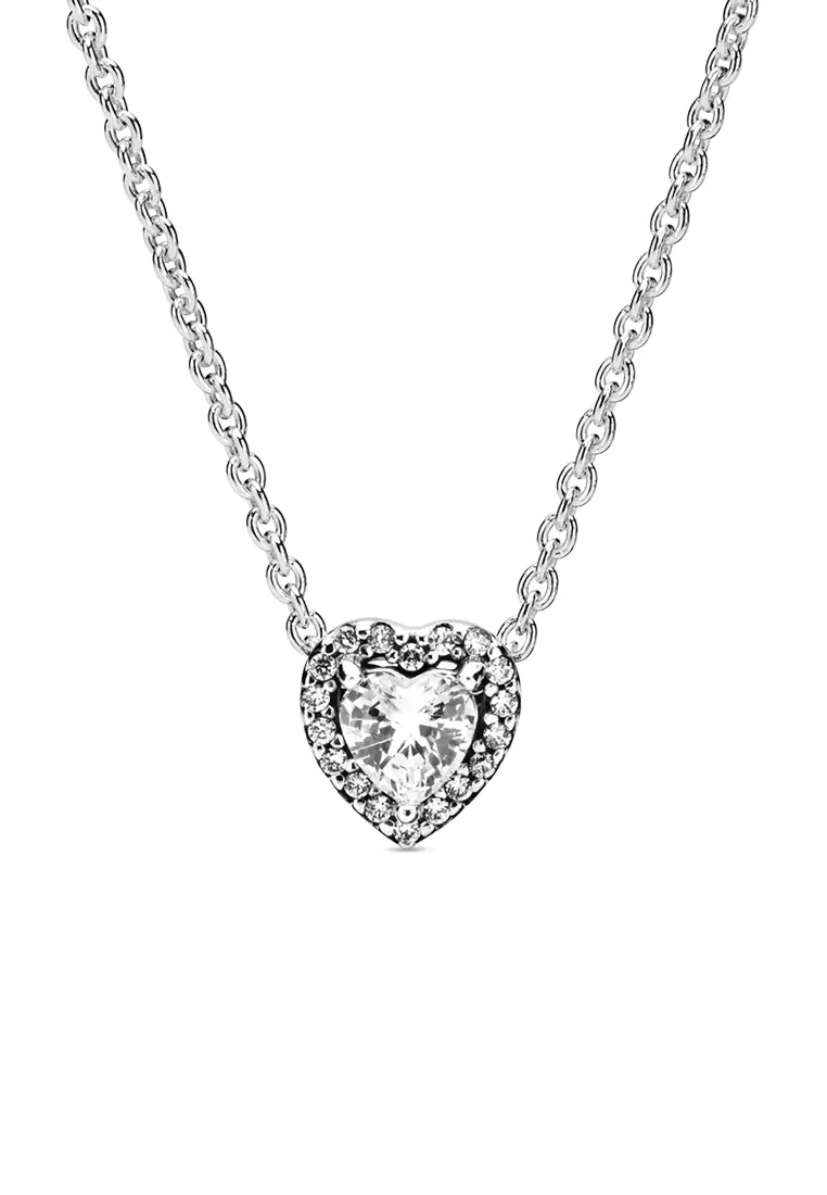 Pandora Elevated Heart Necklace (45cm)