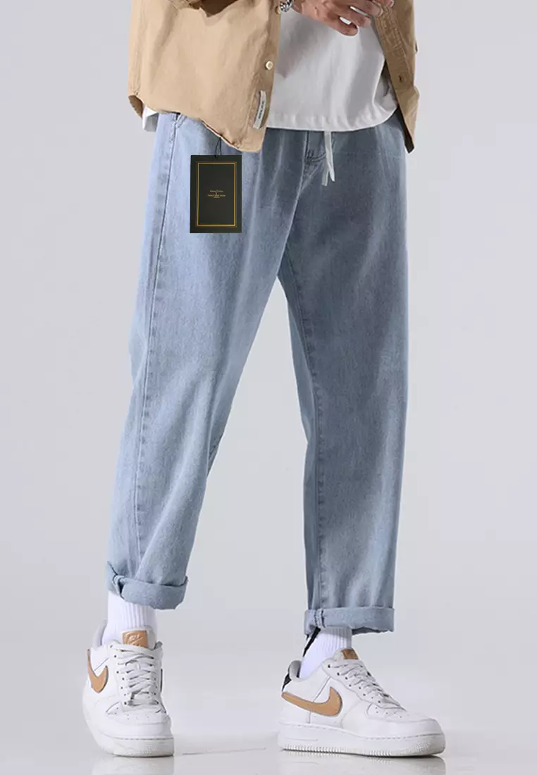 Tapered Washed Jeans AY-LS336