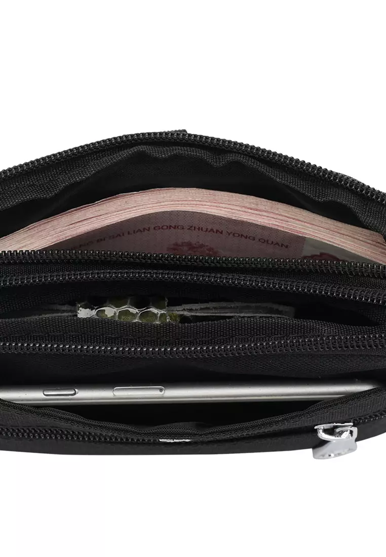 Travel Zip Pouch / Belt Bag (旅行配件 / 腰包) - 黑色